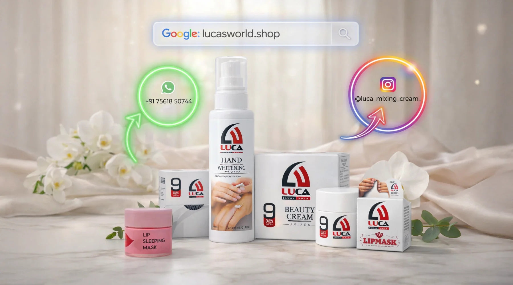 How to Order Luca Beauty Cream