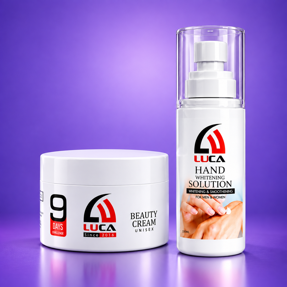 Luca Combo Pack-Luca Beauty Cream+Luca Hand Whitening Cream