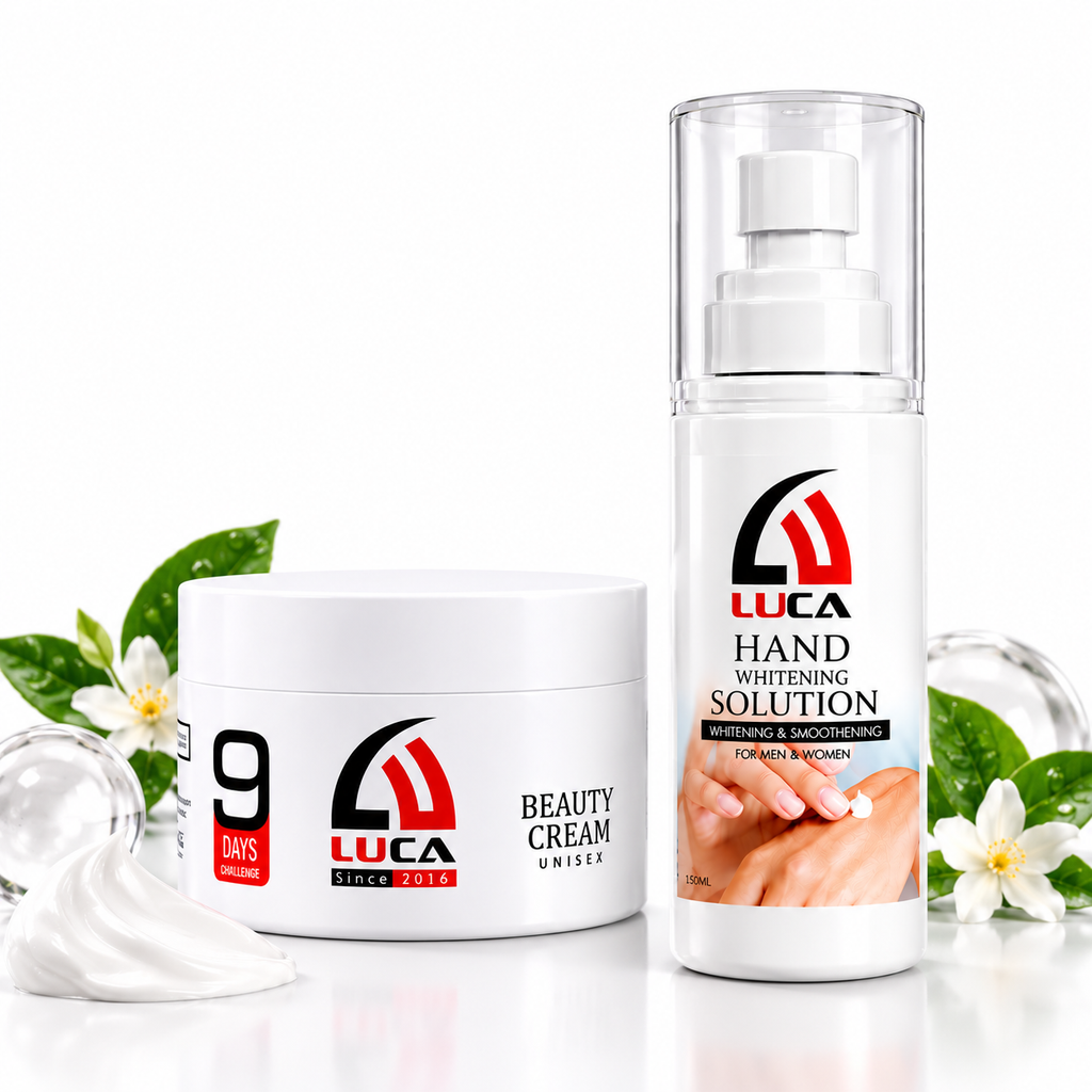 Luca Combo Pack-Luca Beauty Cream+Luca Hand Whitening Cream