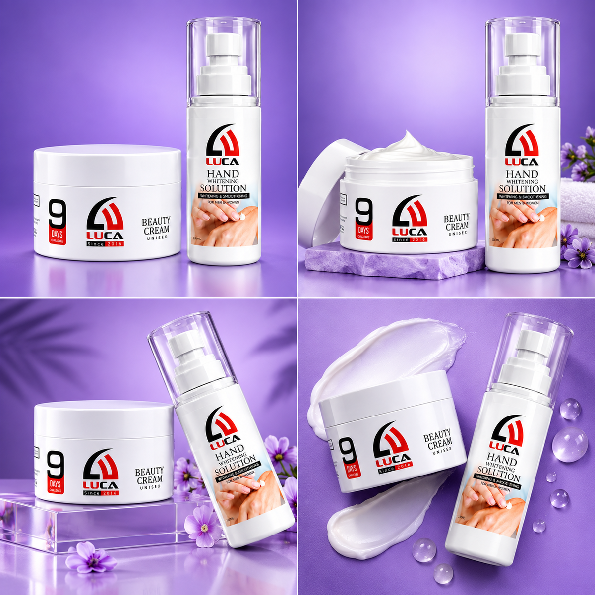 Luca Combo Pack-Luca Beauty Cream+Luca Hand Whitening Cream
